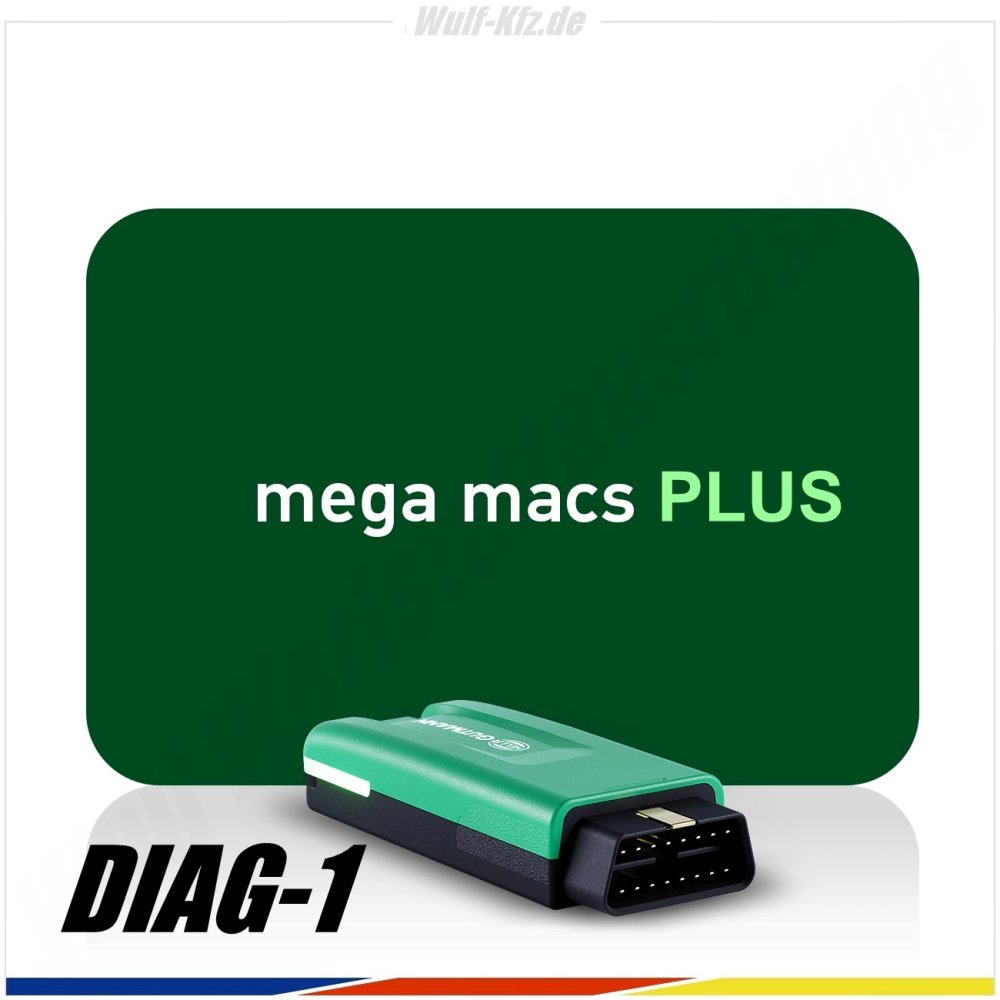 Hella Gutmann Tester / Kfz Diagnosegerät mega macs PLUS inkl. DIAG-Modul PLUS 1